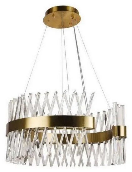 LED állítható fényerejű csillár kábellel LED/130W/230V 3000-6500K arany + DO