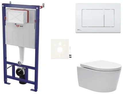Fali WC szett SAT előtétfalas szereléshez + SAT Brevis WC SIKOSSBR20K