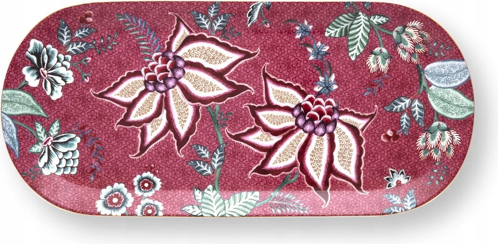 Patera Sütemény Flower Festival Dark Pink PiP Studio, 33,3 cm