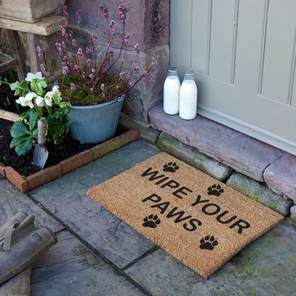 Kókuszrost lábtörlő 40x60 cm Wipe Your Paws – Artsy Doormats