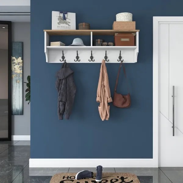 Fali fogas RANI 120x37,2 cm fehér/beige