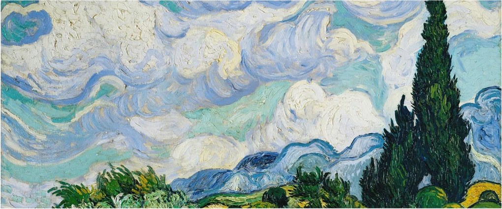 Flizelin tapéta Fali furnér 3D hatás Kifejező felhők 250x104 Ragasztó