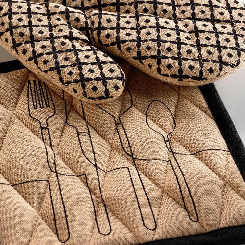 Újrahasznosított pamut edényfogó szett 2 db-os Cuisiline – douceur d'intérieur