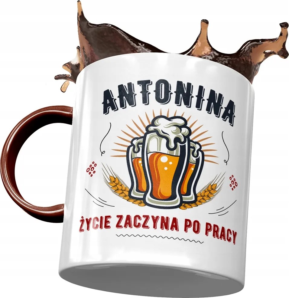 Bordó Bögre Antonina Lányoknak Ajándék Nyomtatott Fotóval