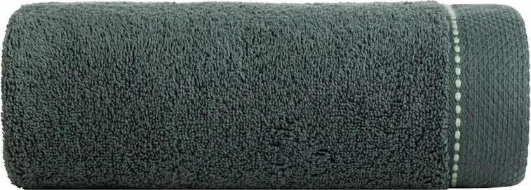 Törölköző 70x140 palackzöld frottír