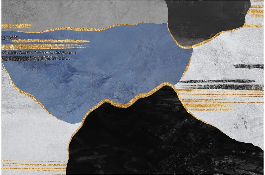 Kép - Texturált formák (90x60 cm)
