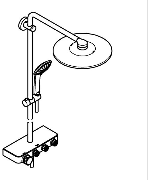 GROHE 26507000 - Zuhanyrendszer EUPHORIA SMARTCONTROL 310 DUO fényes króm