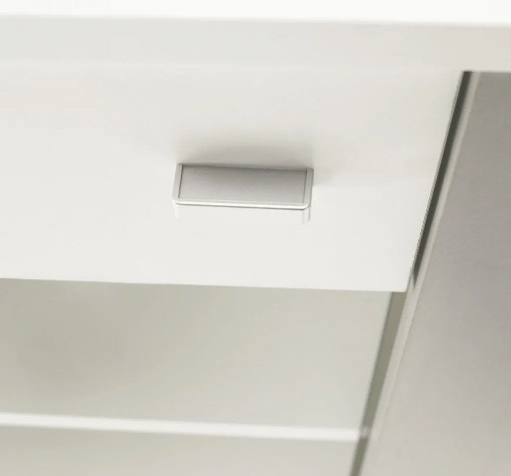 Nappali bútor, fehér/szürke, GENTA