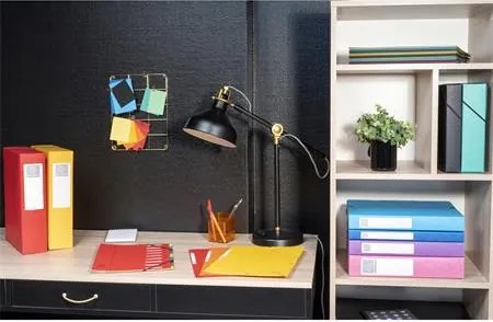 Gumis mappa, karton, A4, 40 mm, EXACOMPTA, fekete (EX50401E)