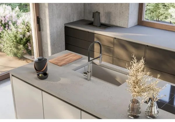 ALVEUS 1150058 - OMNI 75x45 cm gránit konyhai mosogató, fehér