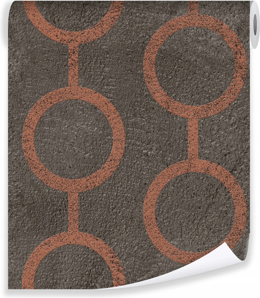 Tapéta Beton Geometrikus Hálószoba Flizelin Fal Tapéta