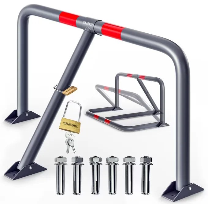 Deuba Parkolósorompó 80x47x44 cm