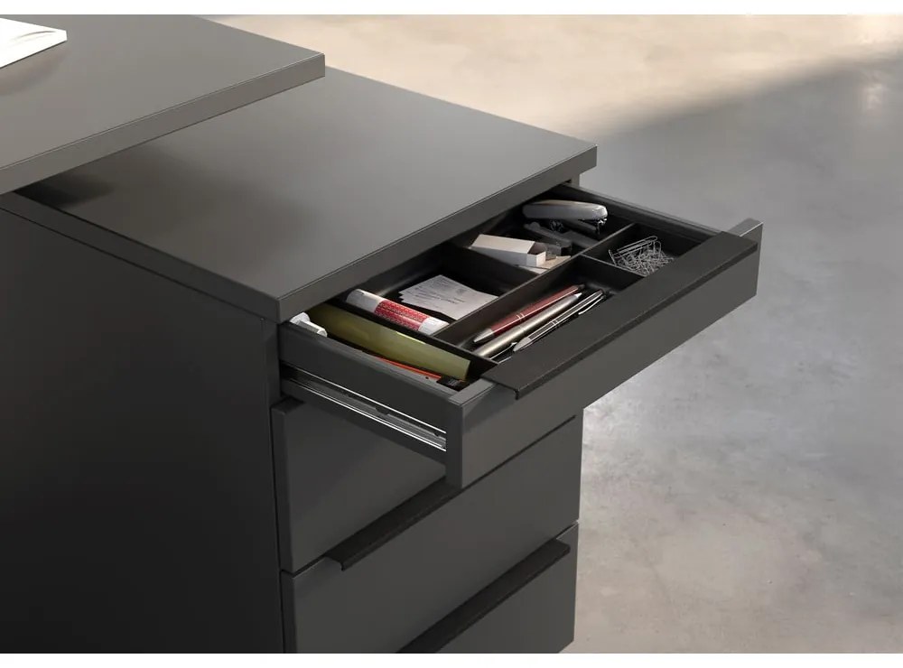 Antracitszürke szekrény 42x63 cm Mailand – Germania