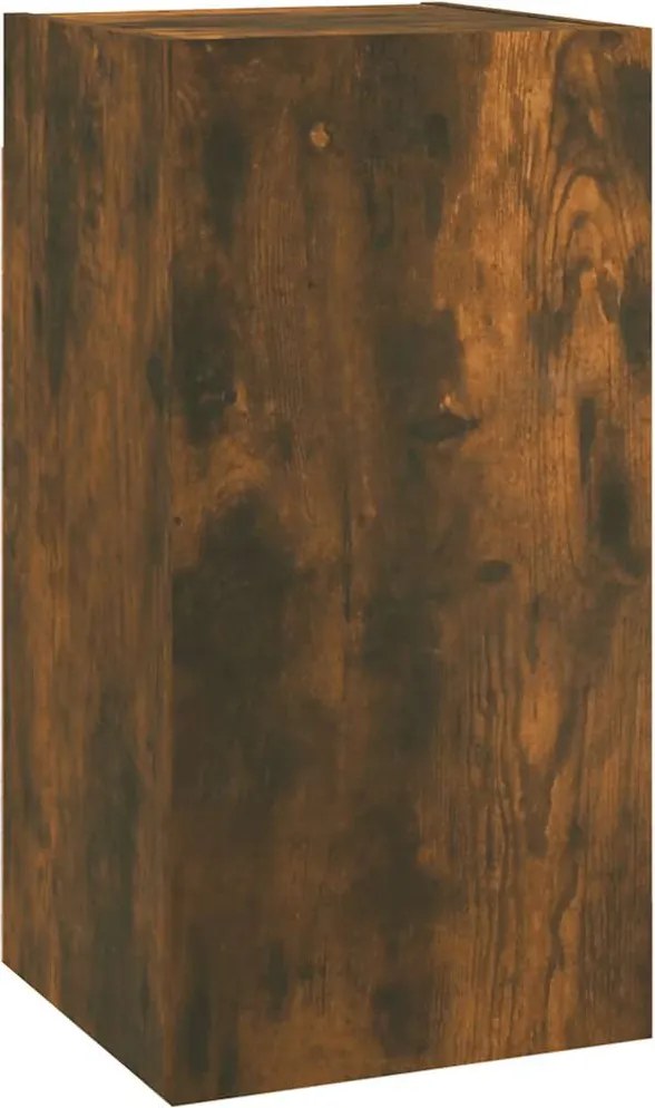 vidaXL füstös tölgy színű szerelt fa TV-szekrény 30,5 x 30 x 60 cm