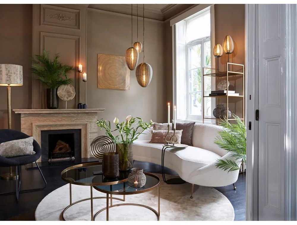 Fém tárolóasztal 27x43 cm Marsh – Light & Living