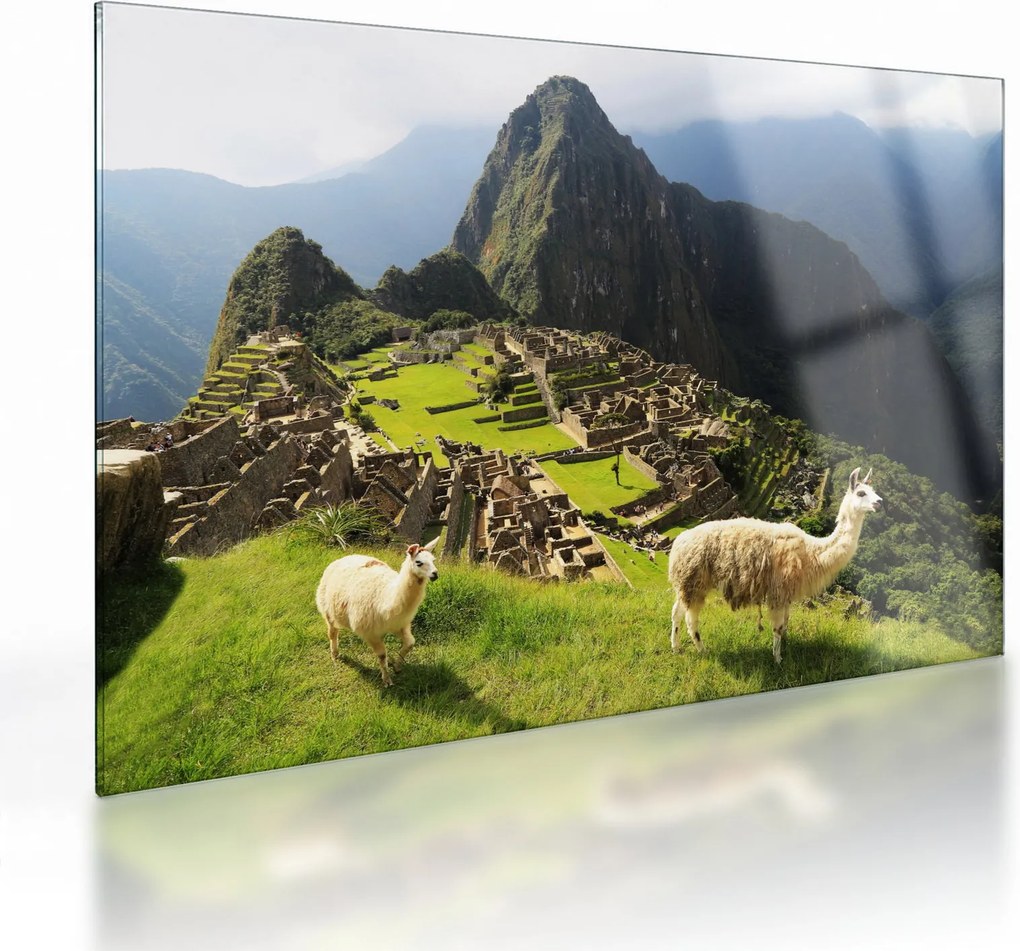 Üveg kép - Machu Picchu (70x50 cm)