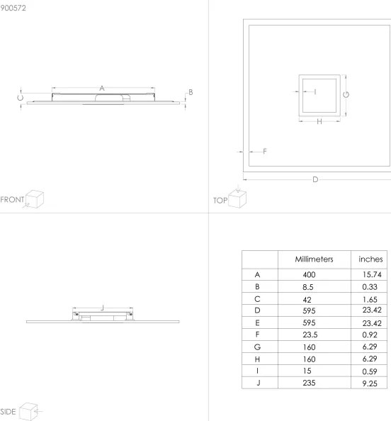 Eglo 900572 - LED RGBW dimmelhető mennyezeti lámpatest BORDONARA LED/36W/230V + távirányító