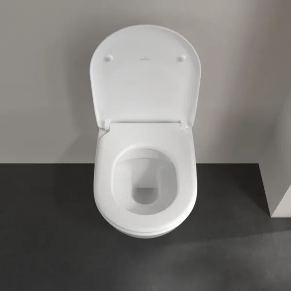 Villeroy & Boch 5614R201 - Falra szerelhető WC SoftClose ülőkével SUBWAY kerámia/fehér