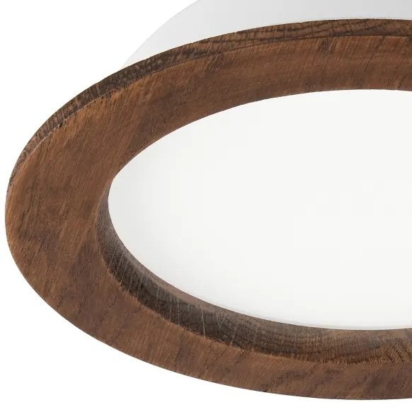 LED mennyezeti lámpa WOODY SPOT LED/16,5W/230V 4000K cseresznye Ø18,5 cm