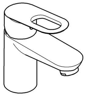 GROHE 32857000 - BAULOOP állószelep DN 15 fényes króm