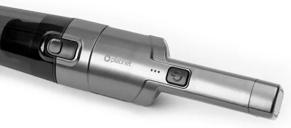 Hordozható újratölthető autós porszívó 75W/2800 mAh fekete