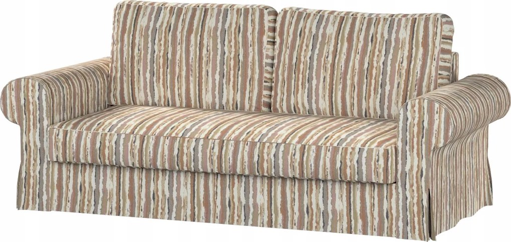 Backabro 3 személyes összecsukható kanapé huzat Ikea narancssárga