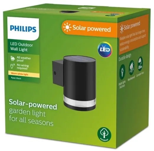 Philips - LED Napelemes fali lámpa FYCE LED/1,5W/3,7V 1200 mAh IP44