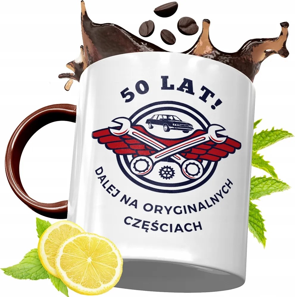 Bordó Bögre 50. Születésnapra Ajándék fényképes nyomtatással