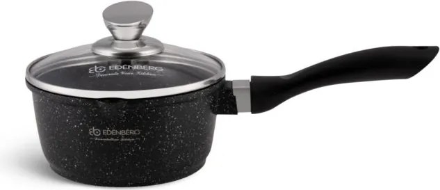 Serpenyő fedővel 2,3L indukciós márvány-kerámia bevonat