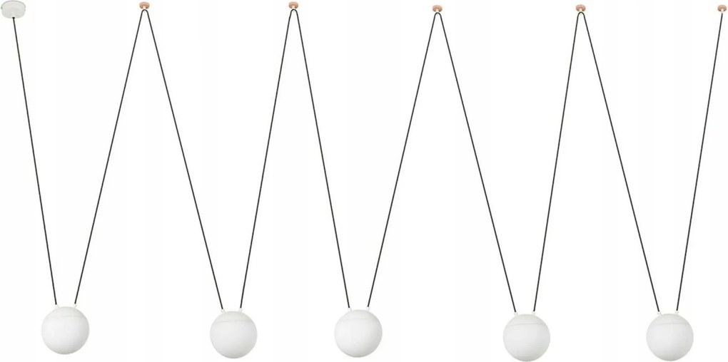 Faro Mine Pc Space 5L függeszték, fehér, változtatható foglalatú, E27, modern