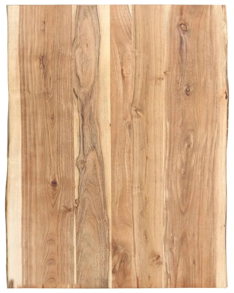 tömör akácfa asztallap 80 x (50-60) x 3,8 cm
