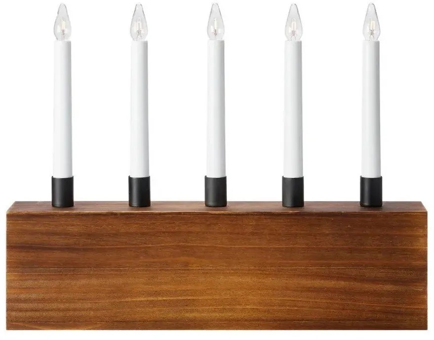 Barna karácsonyi fénydekoráció Albero – Markslöjd