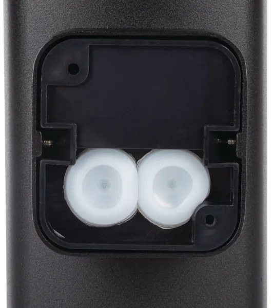 Kanlux 38886 - Kültéri fali lámpa ZEVI 2xGU10/10W/230V IP54 fekete