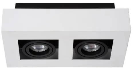 Lucide 09119/11/31 - LED spotlámpa XIRAX 2xGU10/5W/230V fehér