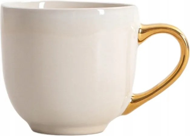 Viness bögre bézs arany füllel 0,4 l Homla