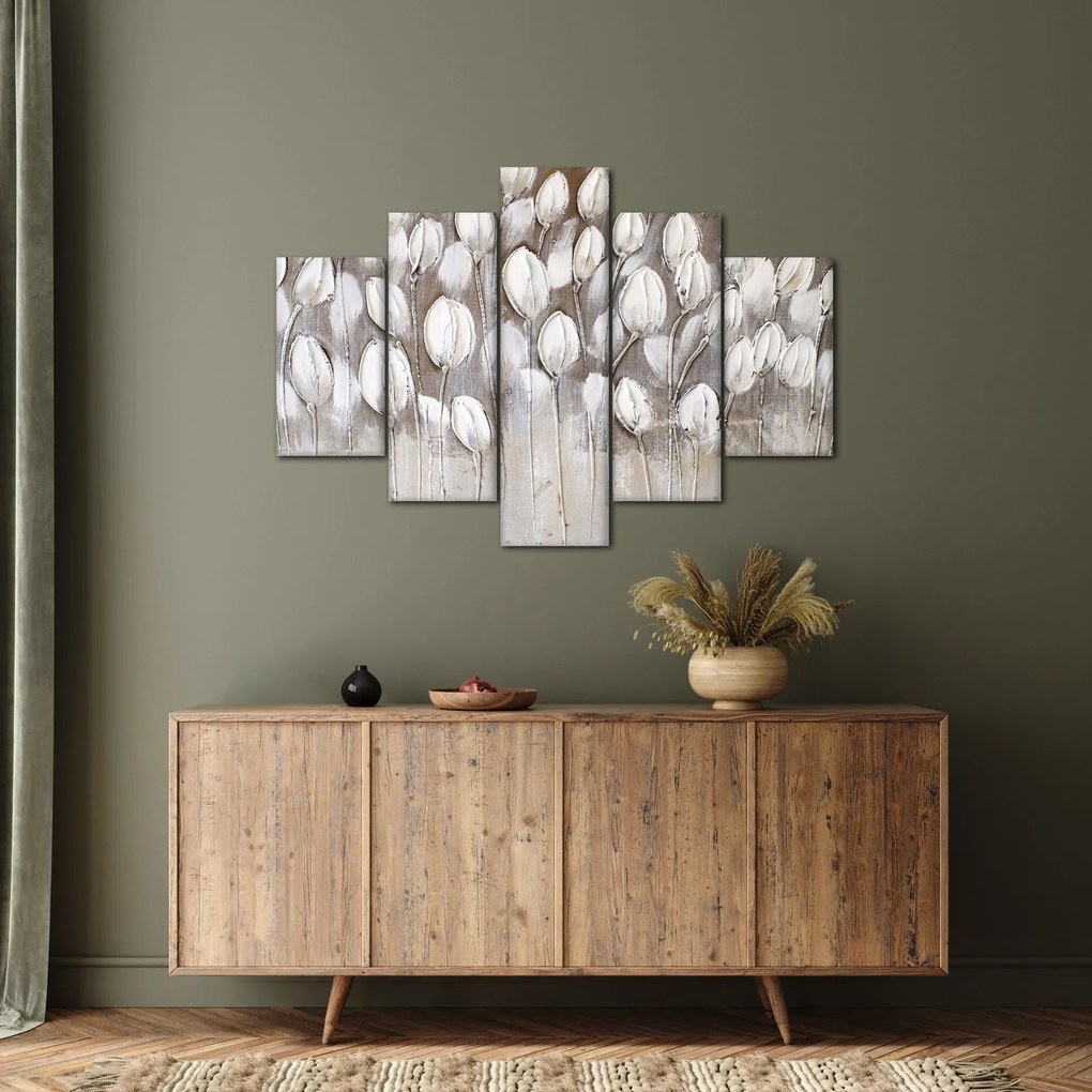 Kép - Strukturált tulipánok (150x105 cm)