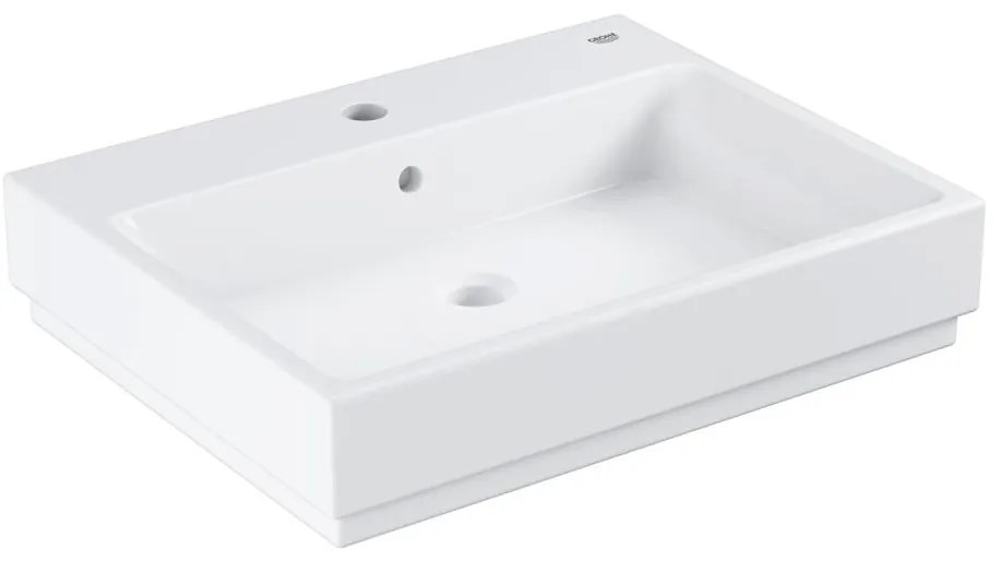 GROHE 3947700H - CUBE CERAMIC mosdó, 600 × 490 mm, kerámia/fehér