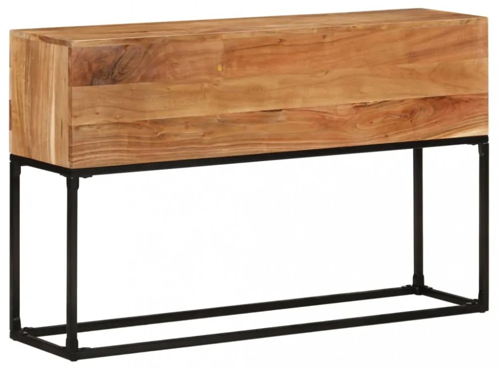 tömör akácfa tálalóasztal 120 x 30 x 75 cm