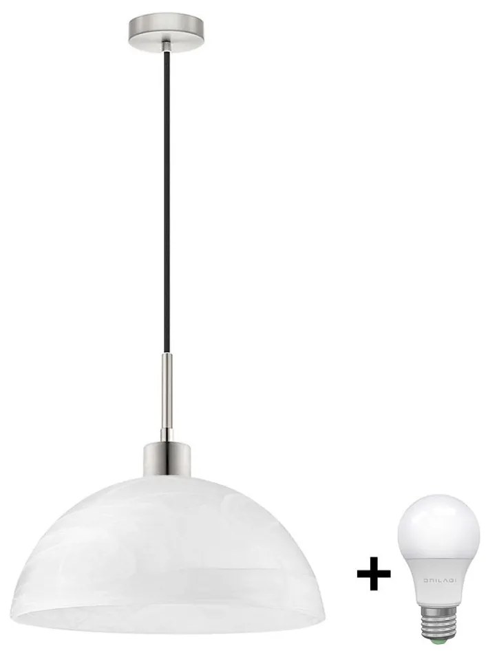 Eglo LED csillár kábelre 1xE27/60W/230V fehér EG32517R