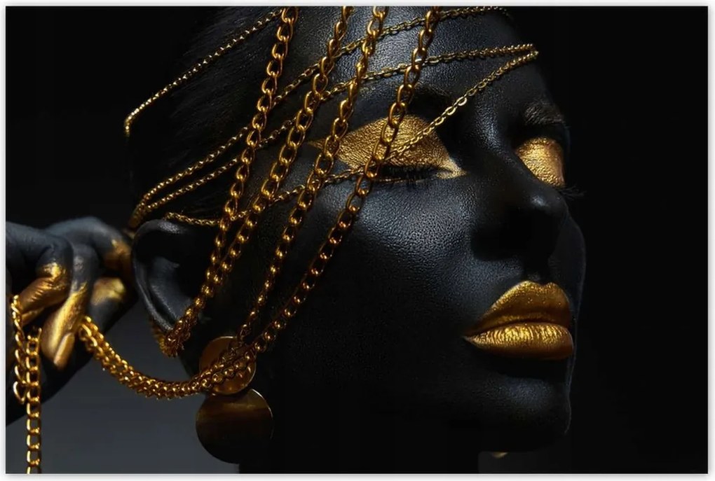 Poszterek 120x80 Arany ékszerek a kézben