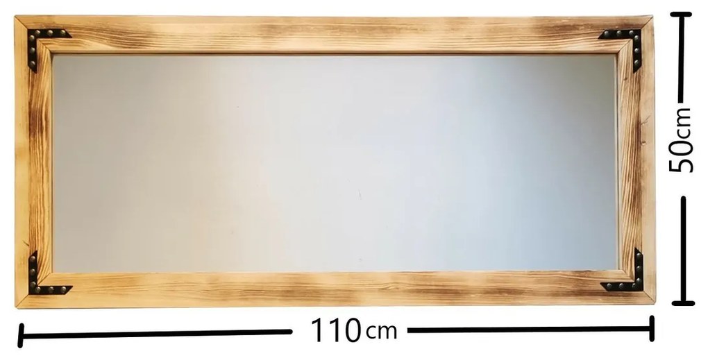 Walnut tükör 50 x 110 cm