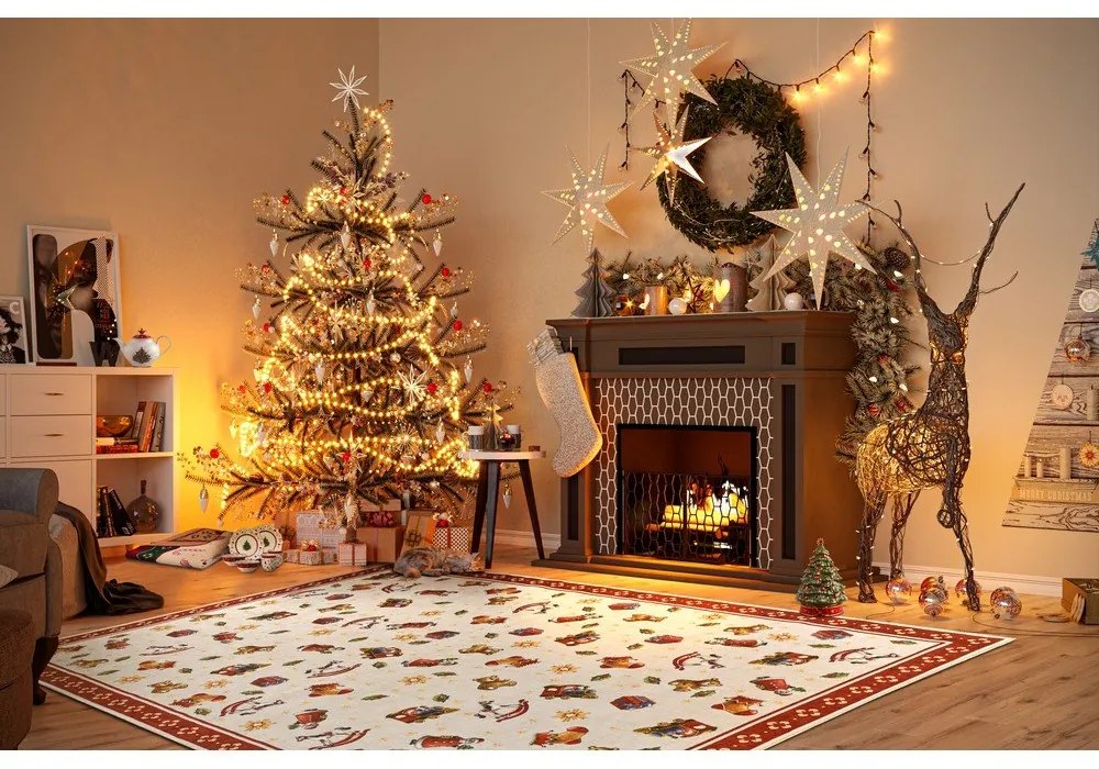 Piros szőnyeg karácsonyi mintával 160x230 cm Red Christmas – Villeroy&amp;Boch