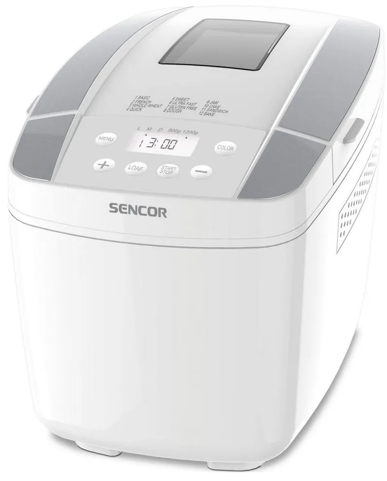 Sencor - Házi kenyérsütő LCD kijelzővel 800W/230V