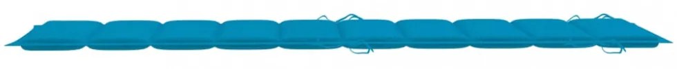 kék oxford szövet napozóágy párna 186 x 58 x 3 cm