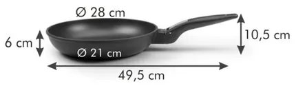 Tescoma SmartCLICK serpenyő, 28 cm