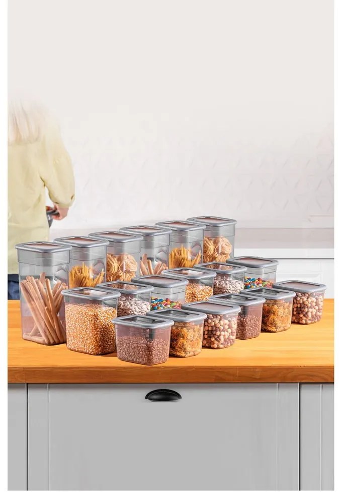 Élelmiszertartó doboz szett 18 db-os Fresco – Hermia