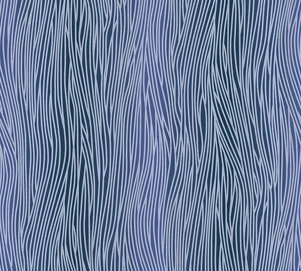 Mosható fali tapéta hullám minta 3D perspektíva