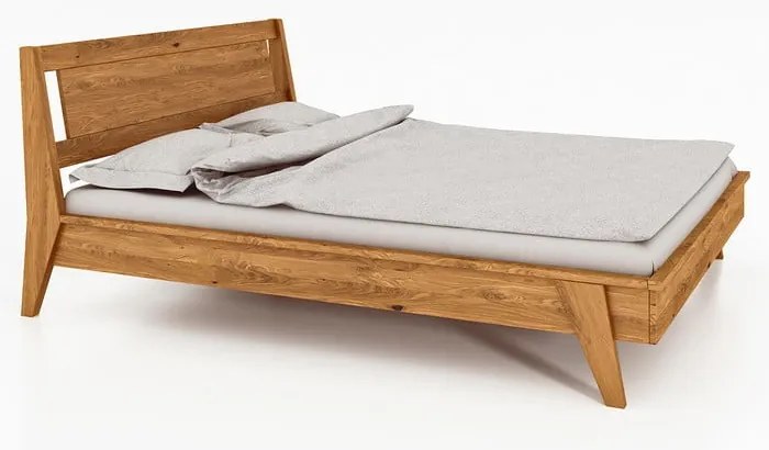 Tölgyfa franciaágy 180x200 cm Retro 2 - The Beds