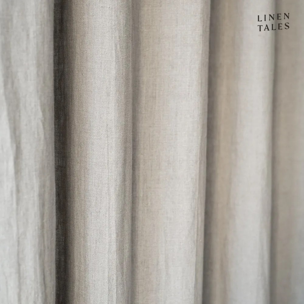 Bézs függöny 140x330 cm Night Time – Linen Tales