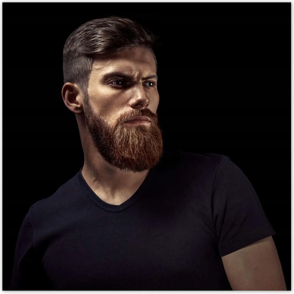 Poszterek 140x140 Egy jóképű úr portréja